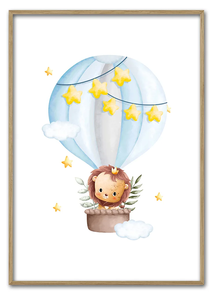 Animal Balloon Ride Lion 29 7x42 Cm