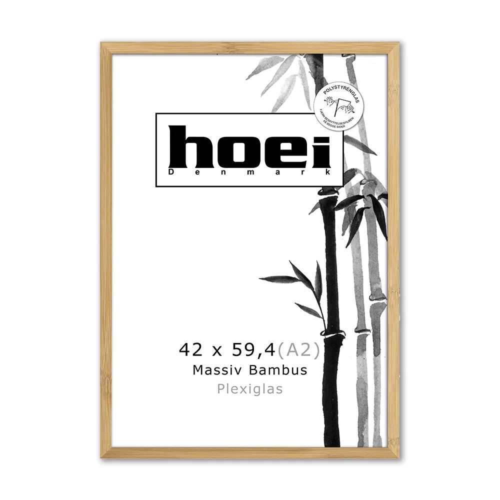 Bambusramme 42x59 Cm A2 Plexiglas