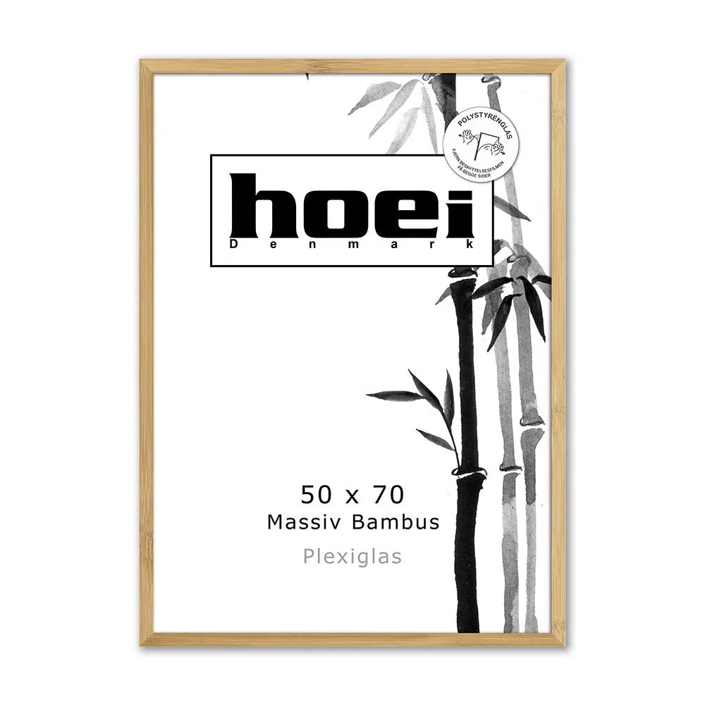 Bambusramme 50x70 Cm Plexiglas