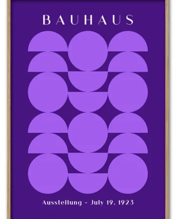Bauhaus   Circles   Purple   29   7x42   Cm