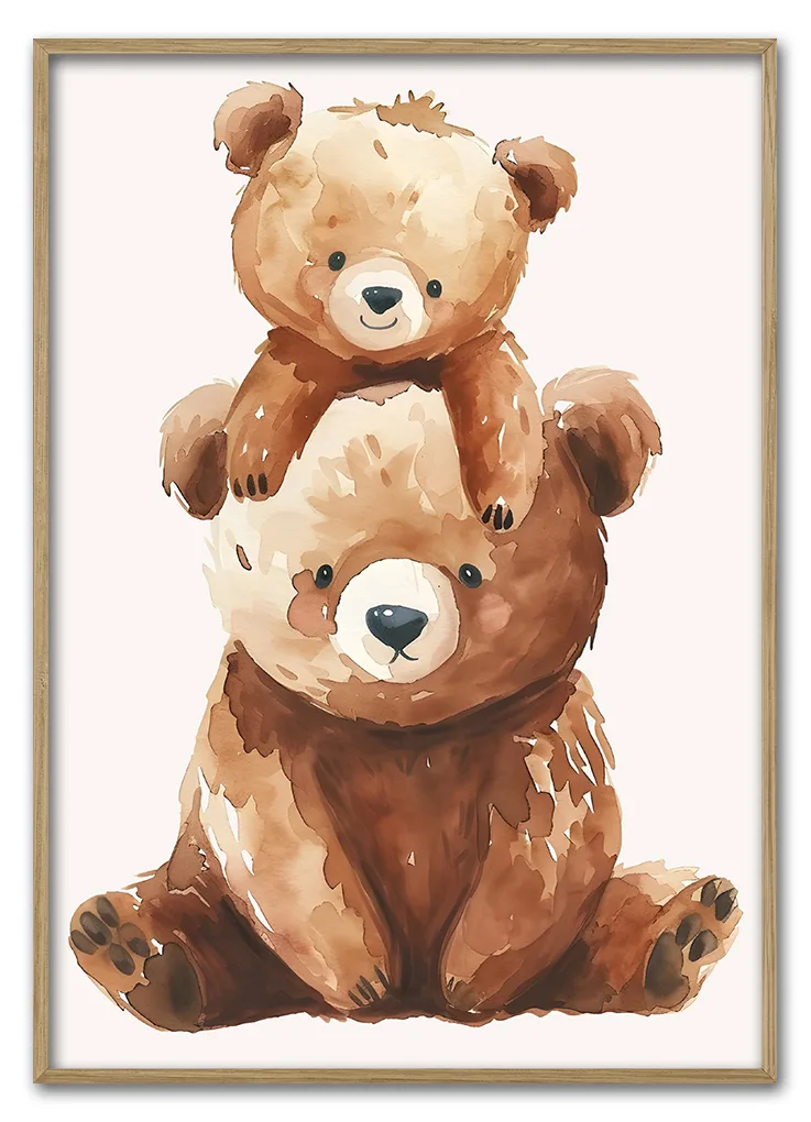 Bear Tower 42x59 Cm