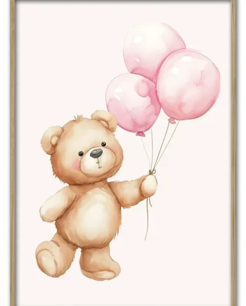 Bear   With   Balloons   29   7x42   Cm