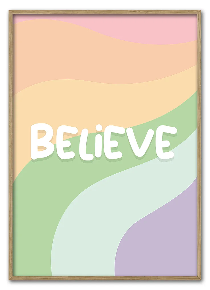 Believe In Pastel 29 7x42 Cm