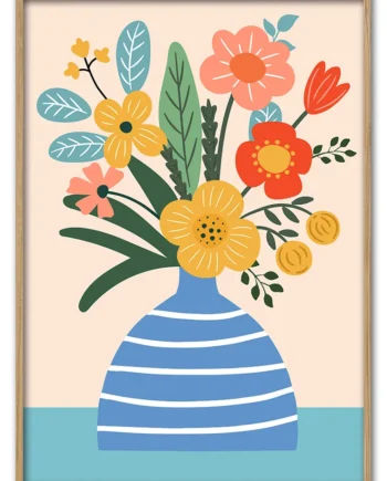 Blooms   In   Blue   No    02   29   7x42   Cm