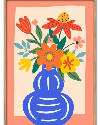 Blooms   In   Blue   No    03   29   7x42   Cm