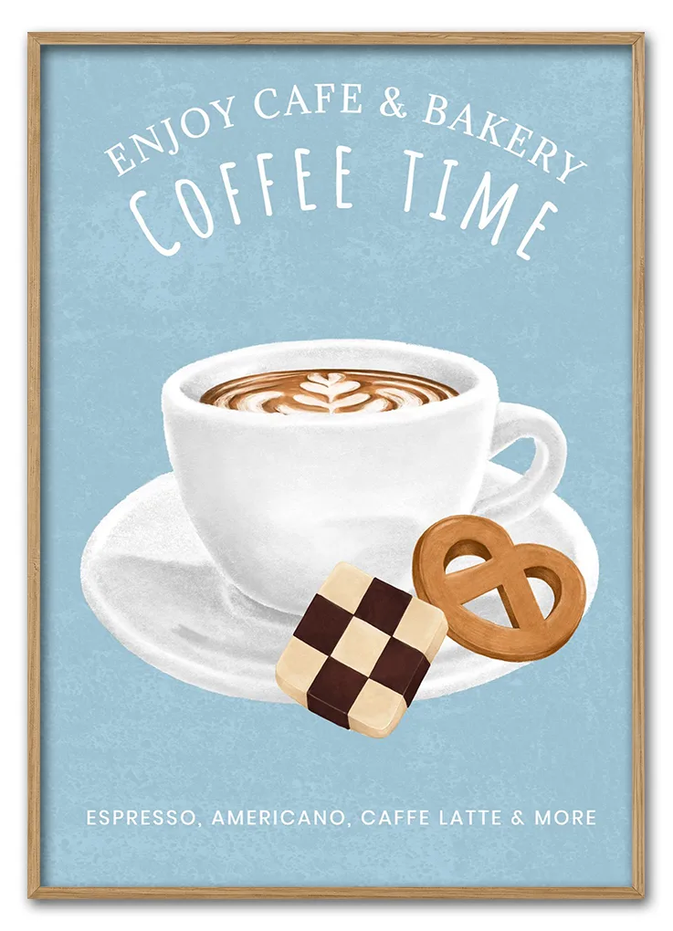 Blue Coffee Break 29 7x42 Cm