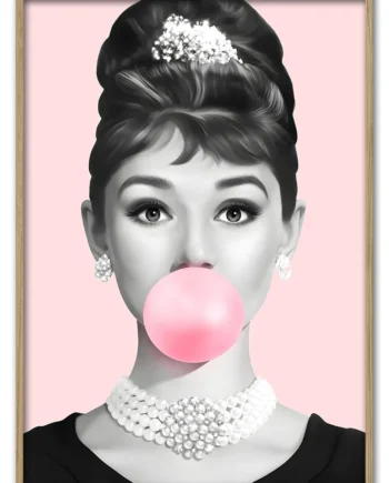 Bubble   Icon   No    01    Audrey   Hepburn    29   7x42   Cm