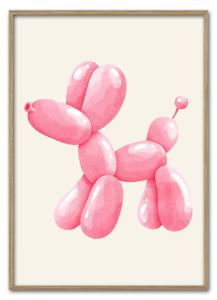 Bubble Pup In Pink 29 7x42 Cm