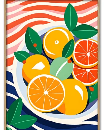 Citrus   Bowl   Waves   42x59       Cm