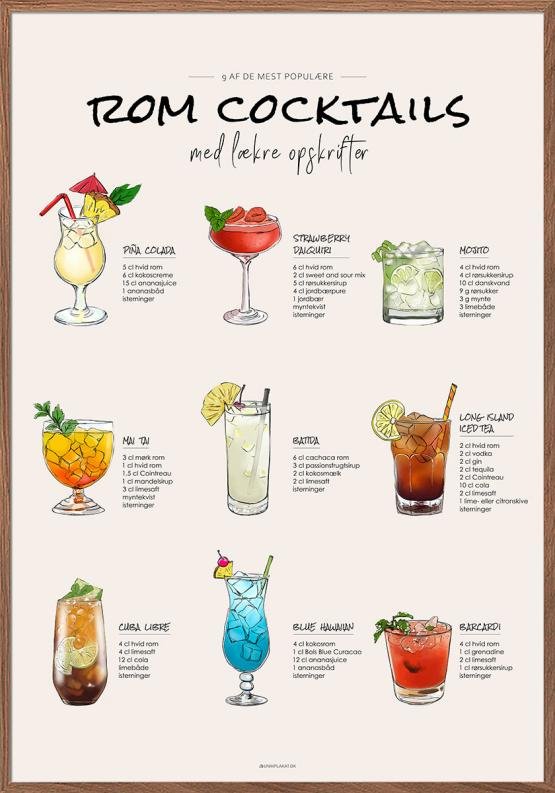 Cocktail Med Rom   Drinks Opskrifter På Drinks Med Rom
