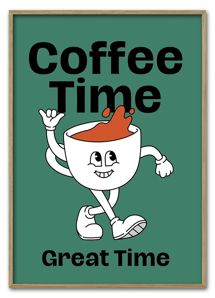 Coffee Time Great Time 29 7x42 Cm