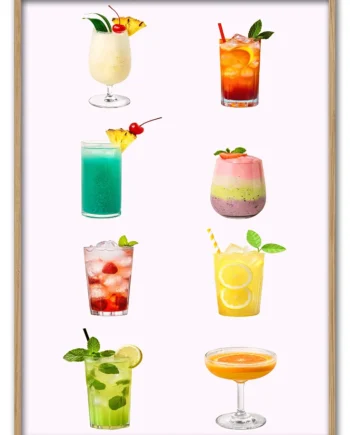 Colorful   Cocktails   29   7x42   Cm