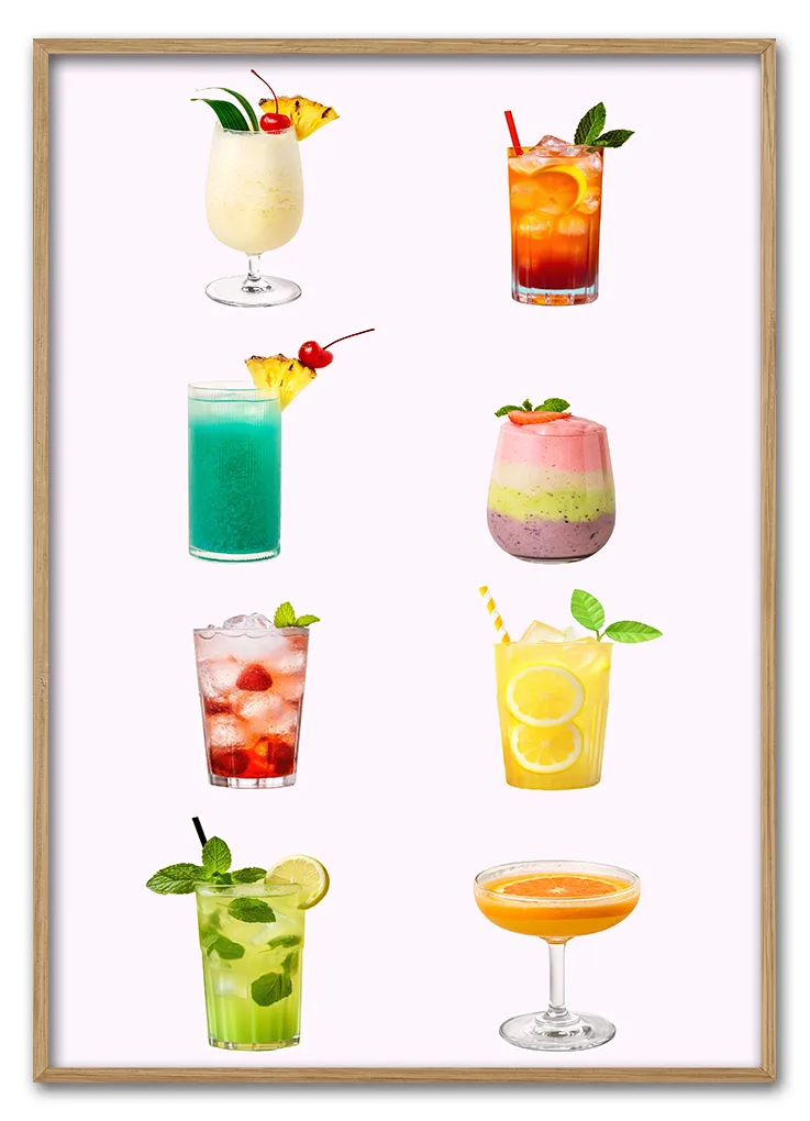 Colorful Cocktails 29 7x42 Cm