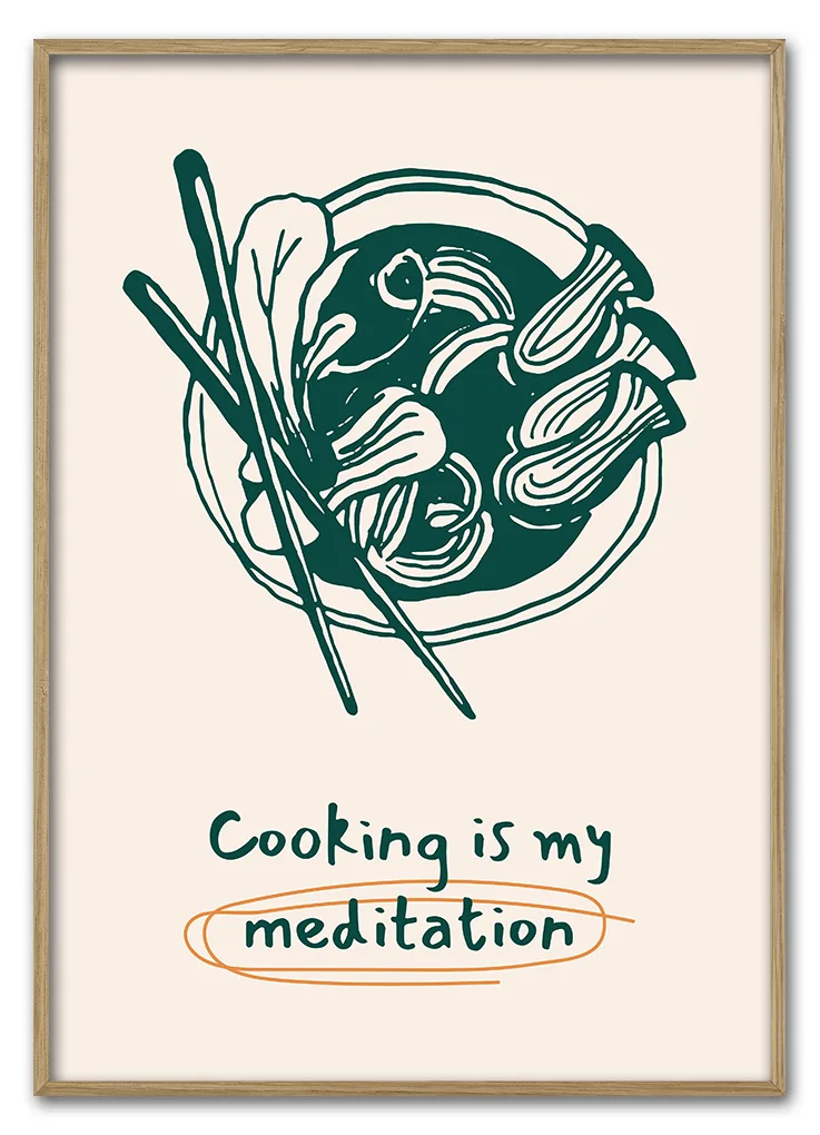 Cooking Meditation 29 7x42 Cm