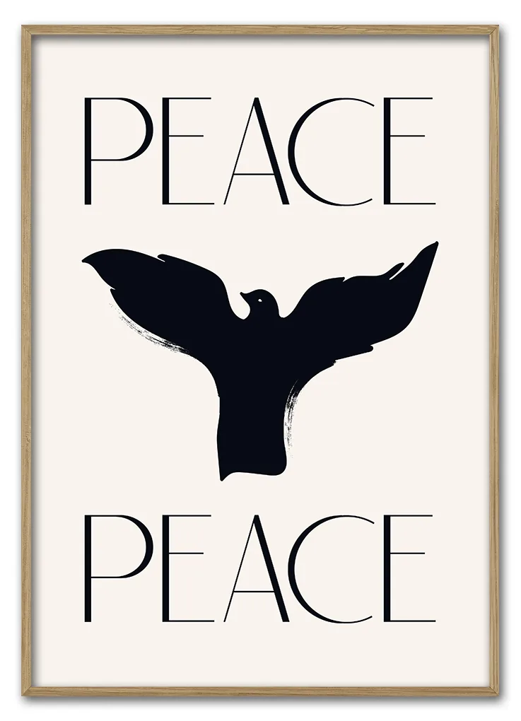 Double Peace Dove 29 7x42 Cm