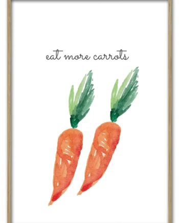 Eat   More   Carrots   29   7x42   Cm