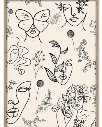 Face     Floral   29   7x42   Cm