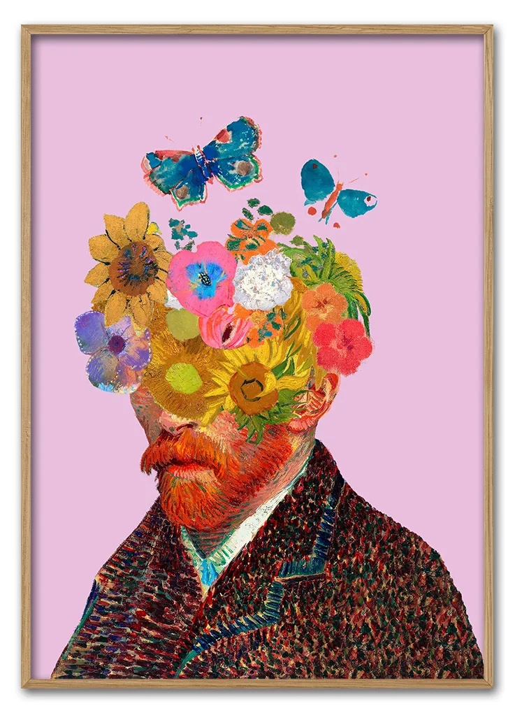 Flower Face No 01 29 7x42 Cm