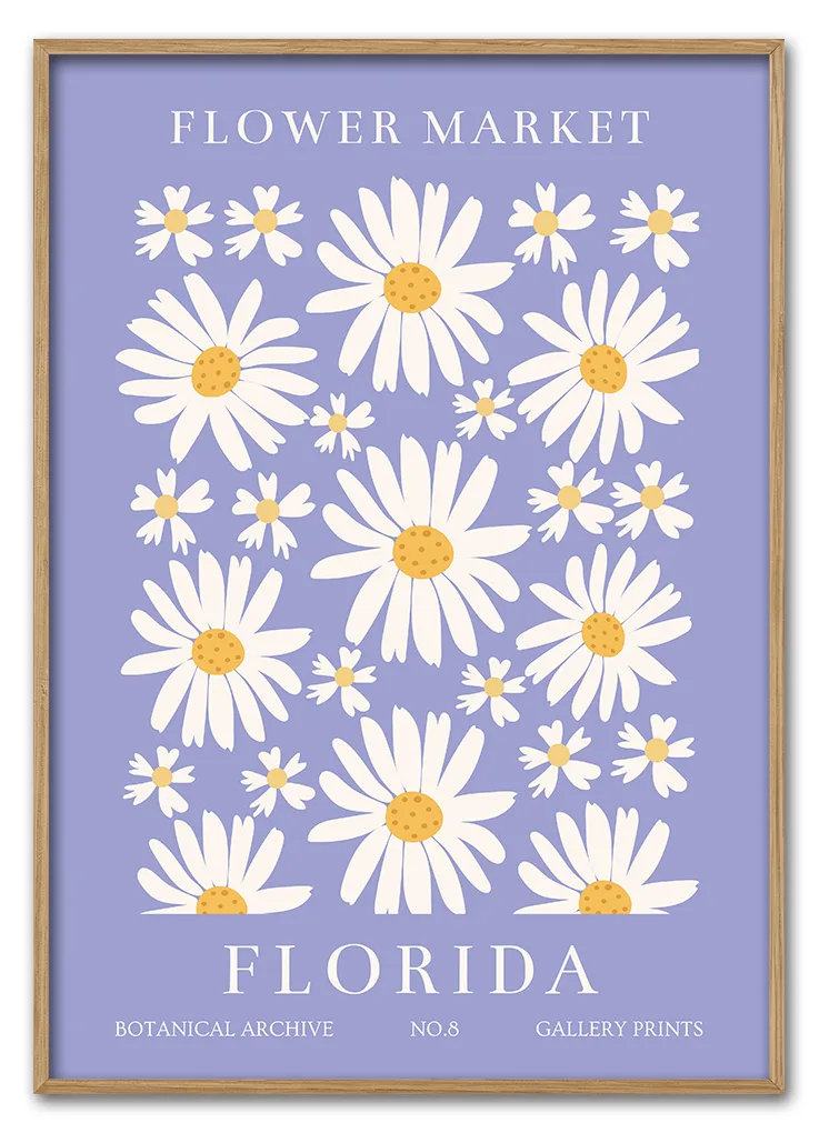 Flower Market Florida 29 7x42 Cm