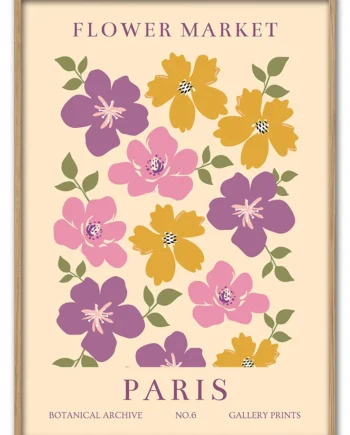 Flower   Market   Paris   29   7x42   Cm