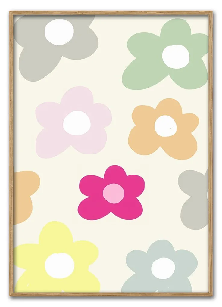 Flower Power Pop 29 7x42 Cm