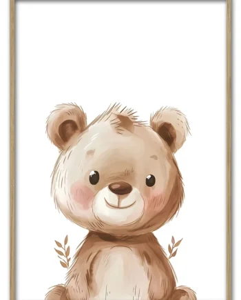 Fluffy   Bear   Portrait   42x59       Cm