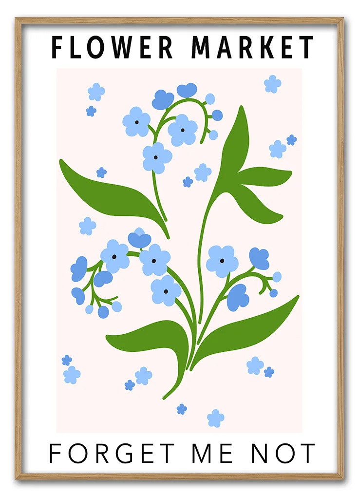 Forget Me Not No 01 29 7x42 Cm