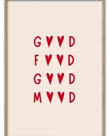 Good   Food    Good   Mood   29   7x42   Cm