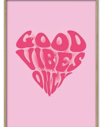 Good   Vibes   Only   Heart   29   7x42   Cm