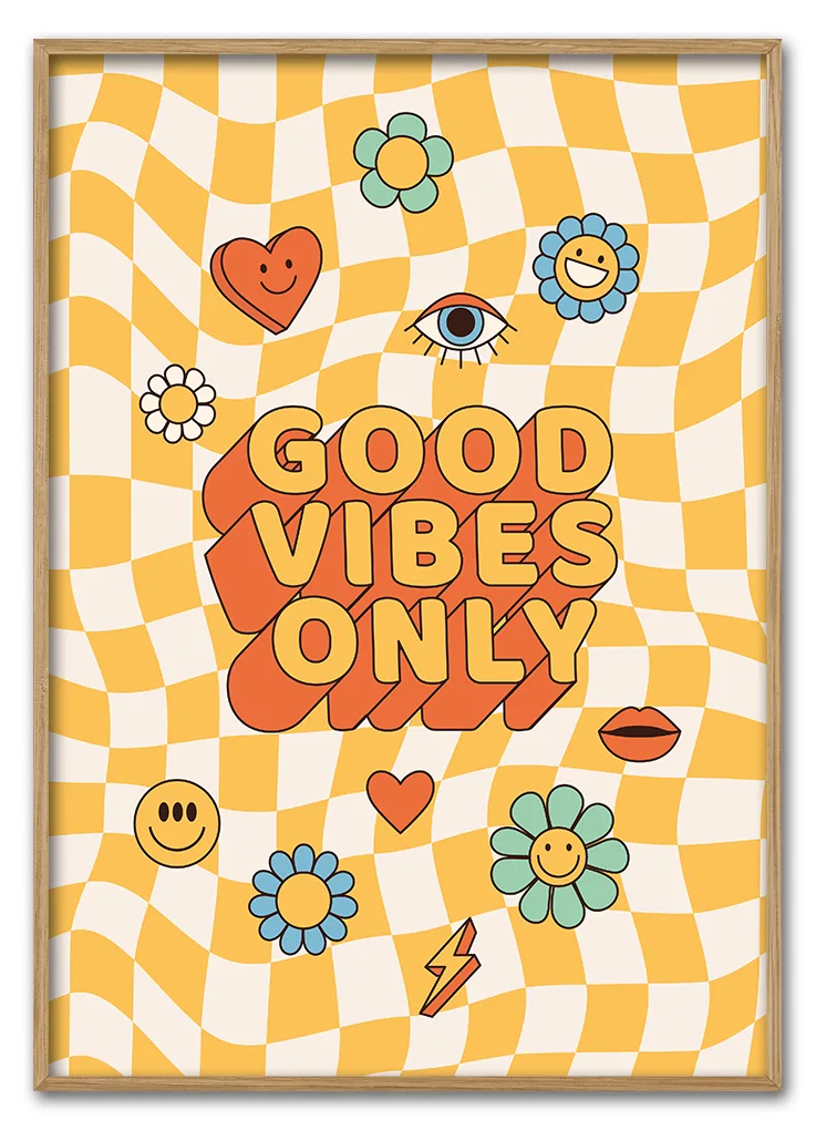 Good Vibes Only 42x59 Cm