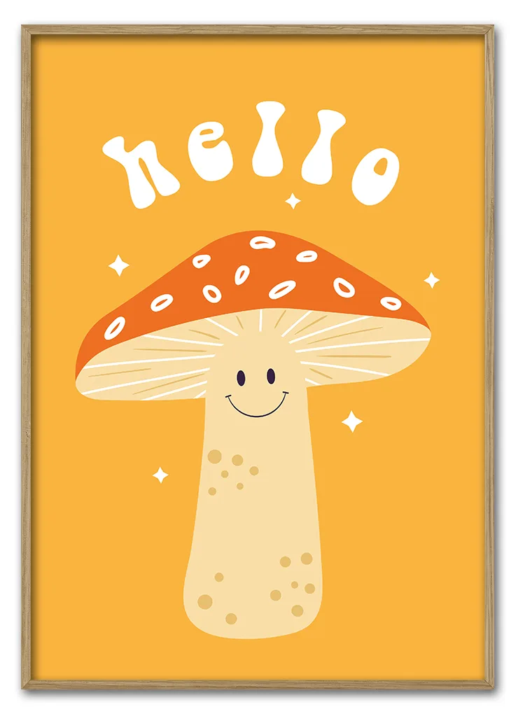 Hello Shroom 29 7x42 Cm