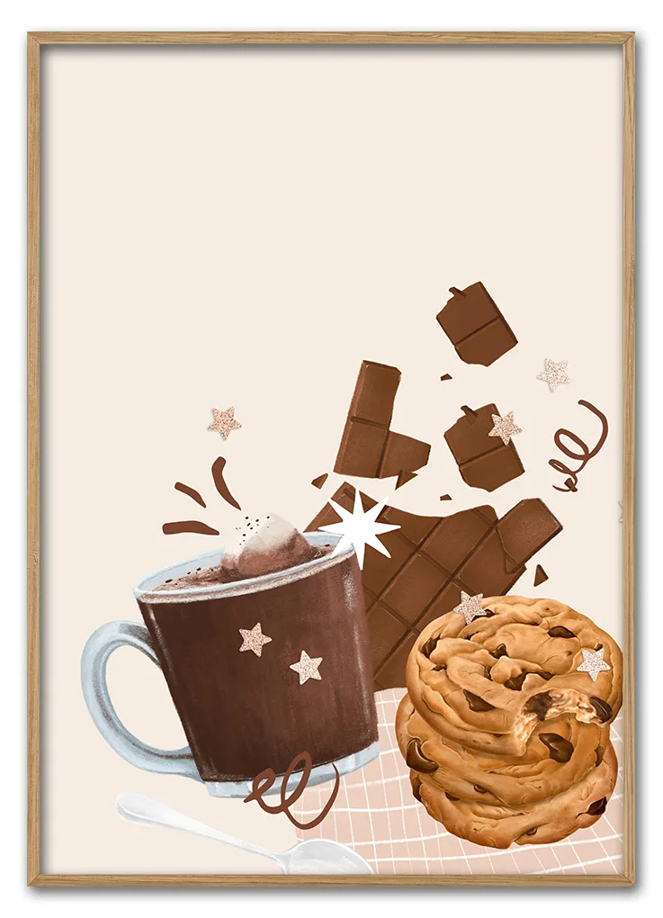 Hot Cocoa Chaos 50x70 Cm