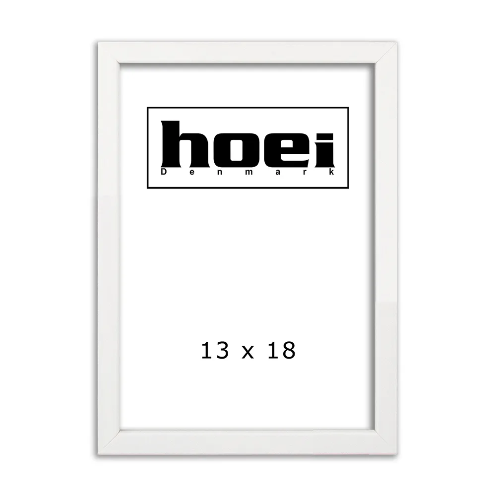 Hvid Træramme 13x18 Cm