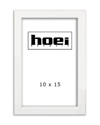 Hvid   Træramme   10x15   Cm