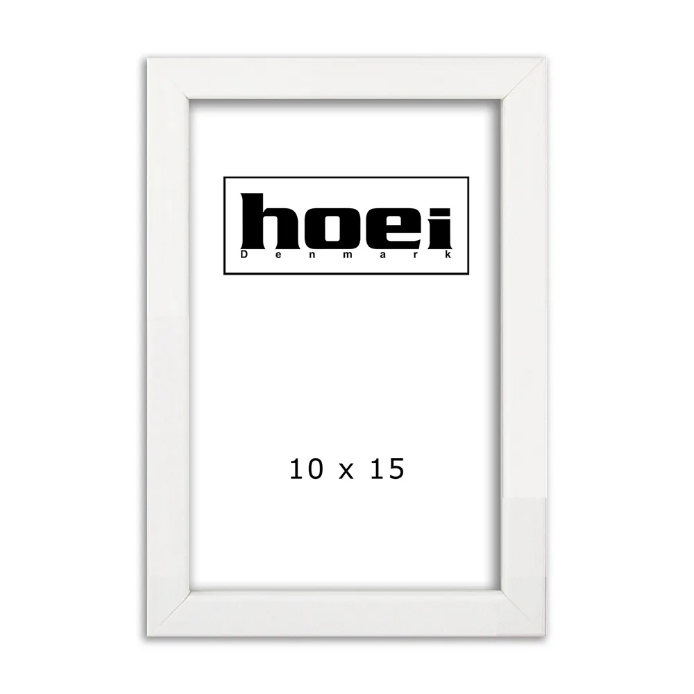 Hvid Træramme 10x15 Cm