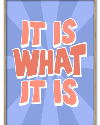 It   Is   What   It   Is   29   7x42   Cm