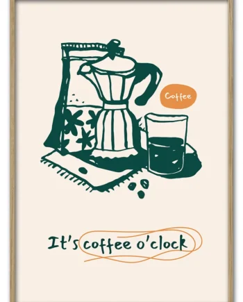 It   39   S   Coffee   O   39   Clock   29   7x42   Cm