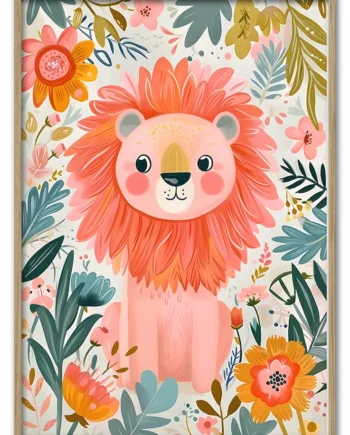 Lion   In   Bloom   No    01   29   7x42   Cm