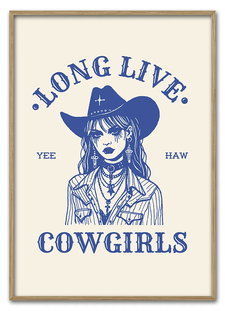 Long Live Cowgirls 29 7x42 Cm