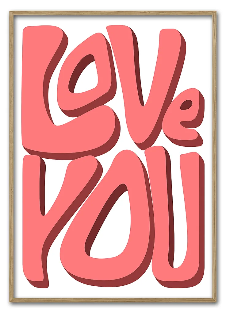Love You Loud 29 7x42 Cm