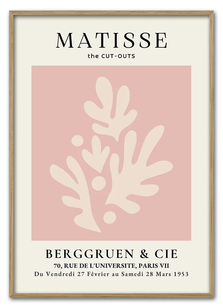 Matisse Coral Form No 04 Neutral Palette 50x70 Cm