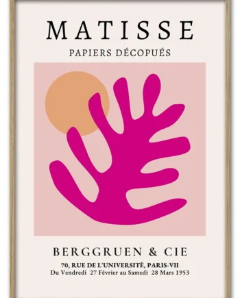 Matisse   Coral   Form   No    06    Pink     Orange    29   7x42   Cm