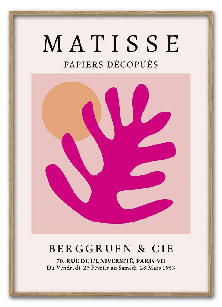 Matisse Coral Form No 06 Pink Orange 29 7x42 Cm
