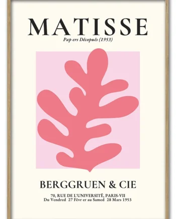 Matisse   Coral   Form   No    01    Pink   Series    29   7x42   Cm