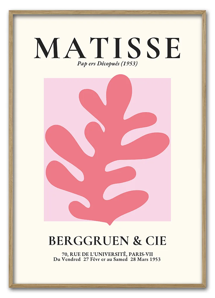 Matisse Coral Form No 01 Pink Series 29 7x42 Cm