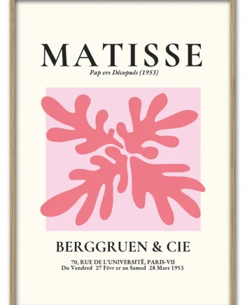 Matisse   Coral   Form   No    02    Pink   Series    29   7x42   Cm