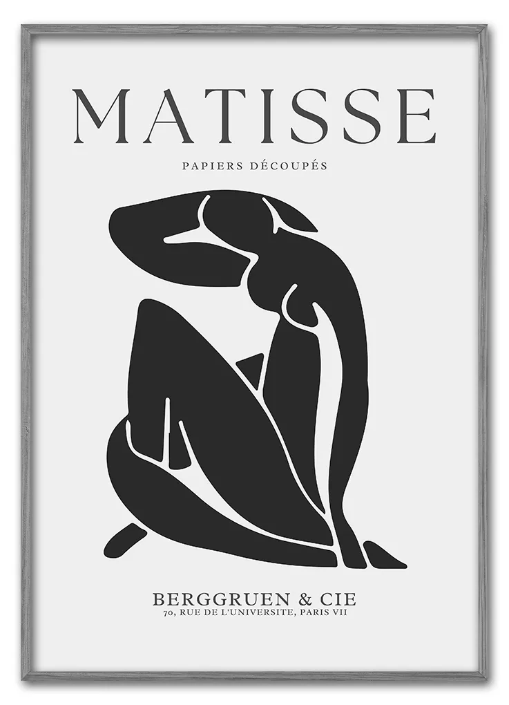 Matisse Cut - Outs No 05 Black Grey 29 7x42 Cm