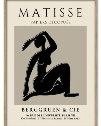 Matisse   Cut - Outs   No    07    Black   Nude    50x70   Cm