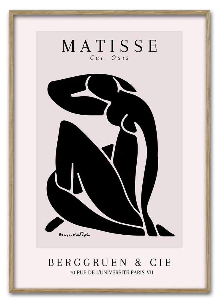 Matisse Cut - Outs No 03 Black 29 7x42 Cm