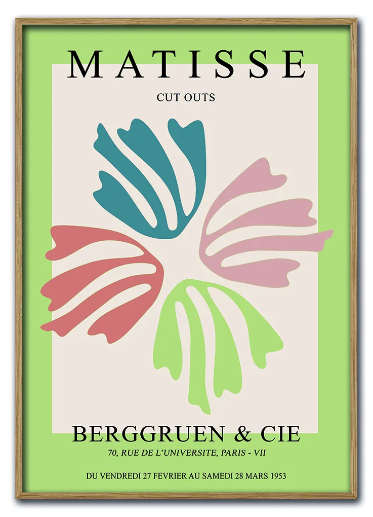 Matisse Cut - Outs No 10 Floral Fan 29 7x42 Cm